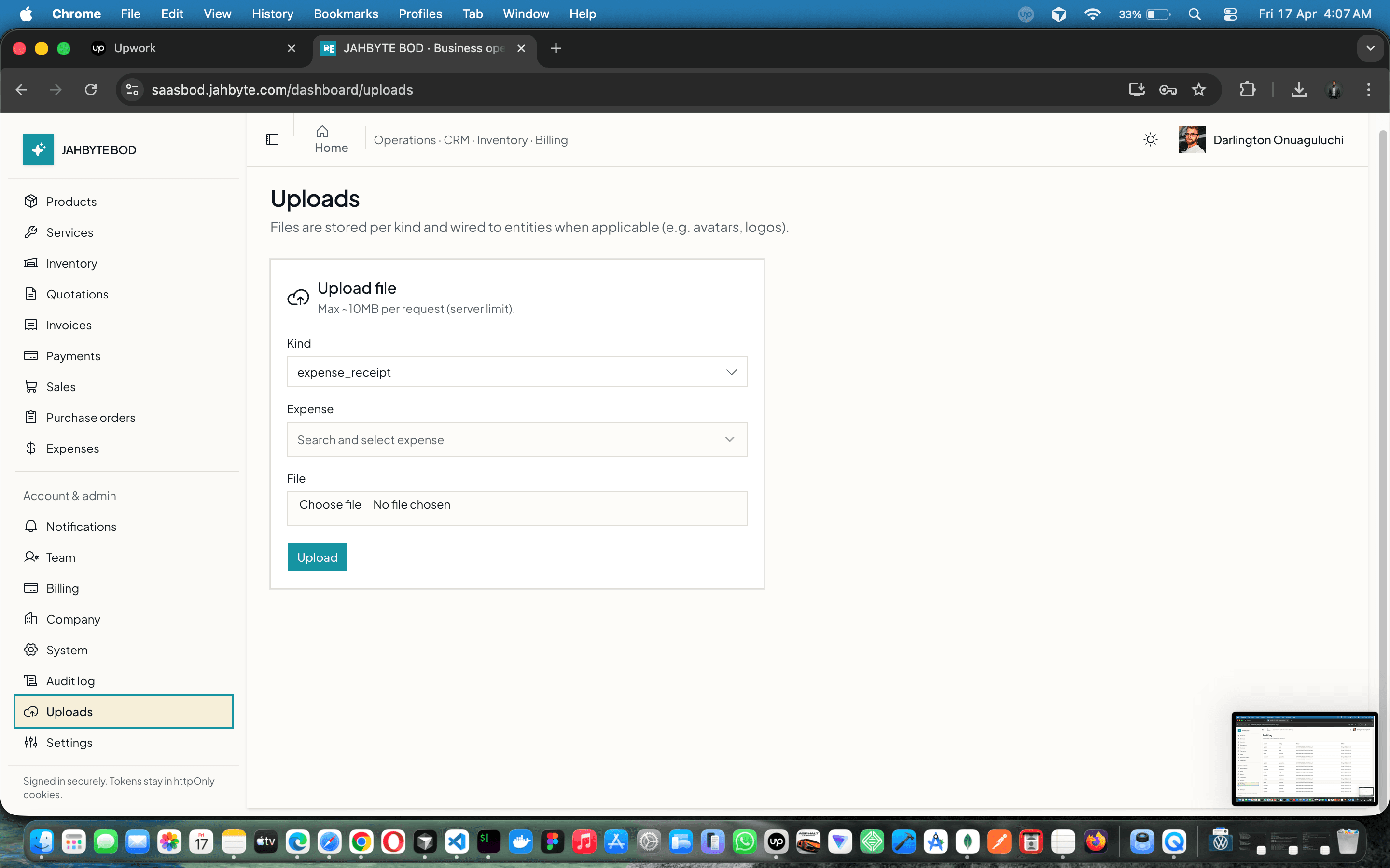 JAHBYTE BOD: Multi-Tenant Business Operations SaaS (CRM, Billing, Inventory) — screenshot 17 of 21