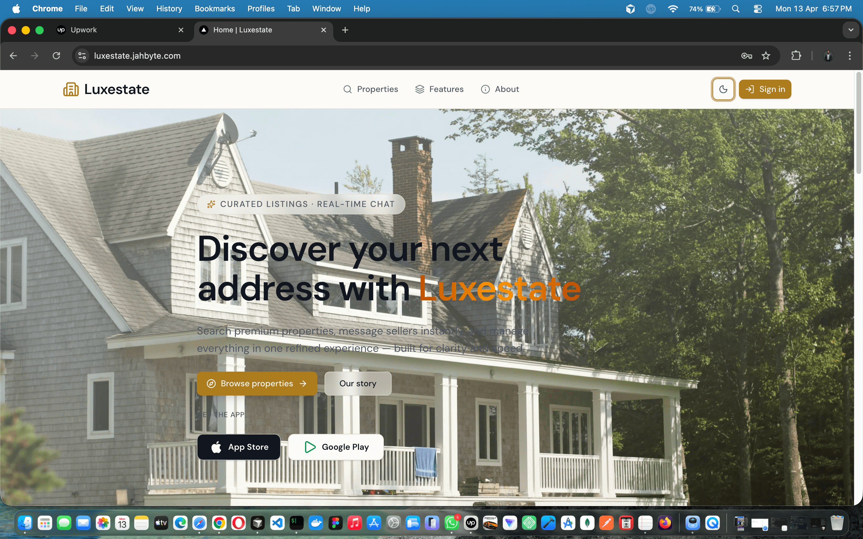 Luxestate — Modern real estate platform for listings, chat, and subscriptions — screenshot 2 of 18