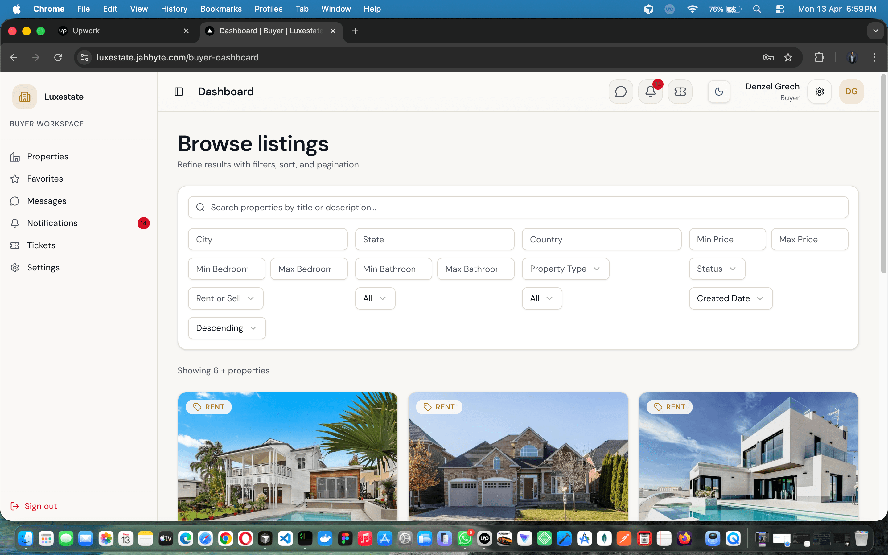 Luxestate — Modern real estate platform for listings, chat, and subscriptions — screenshot 12 of 18