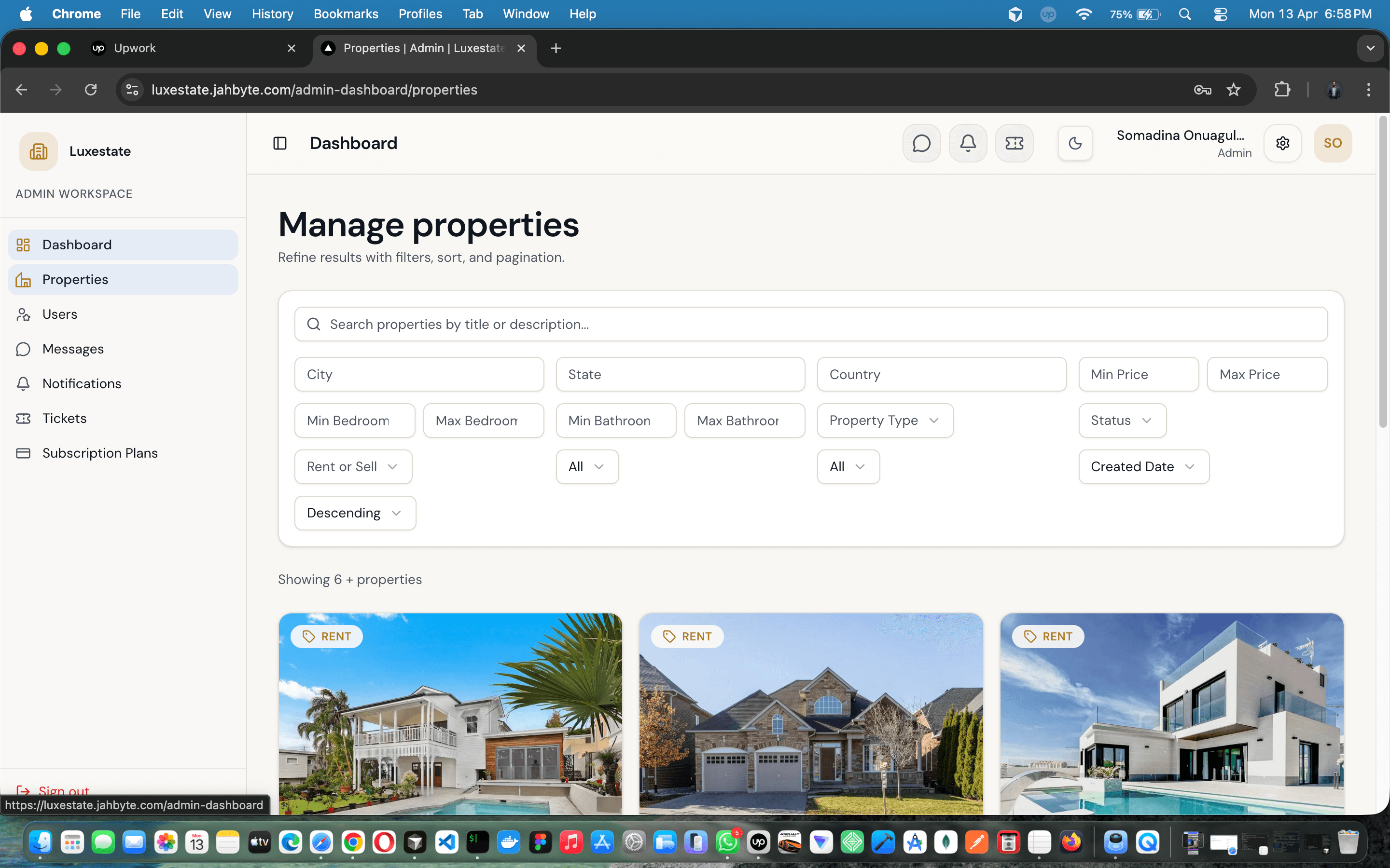 Luxestate — Modern real estate platform for listings, chat, and subscriptions — screenshot 8 of 18