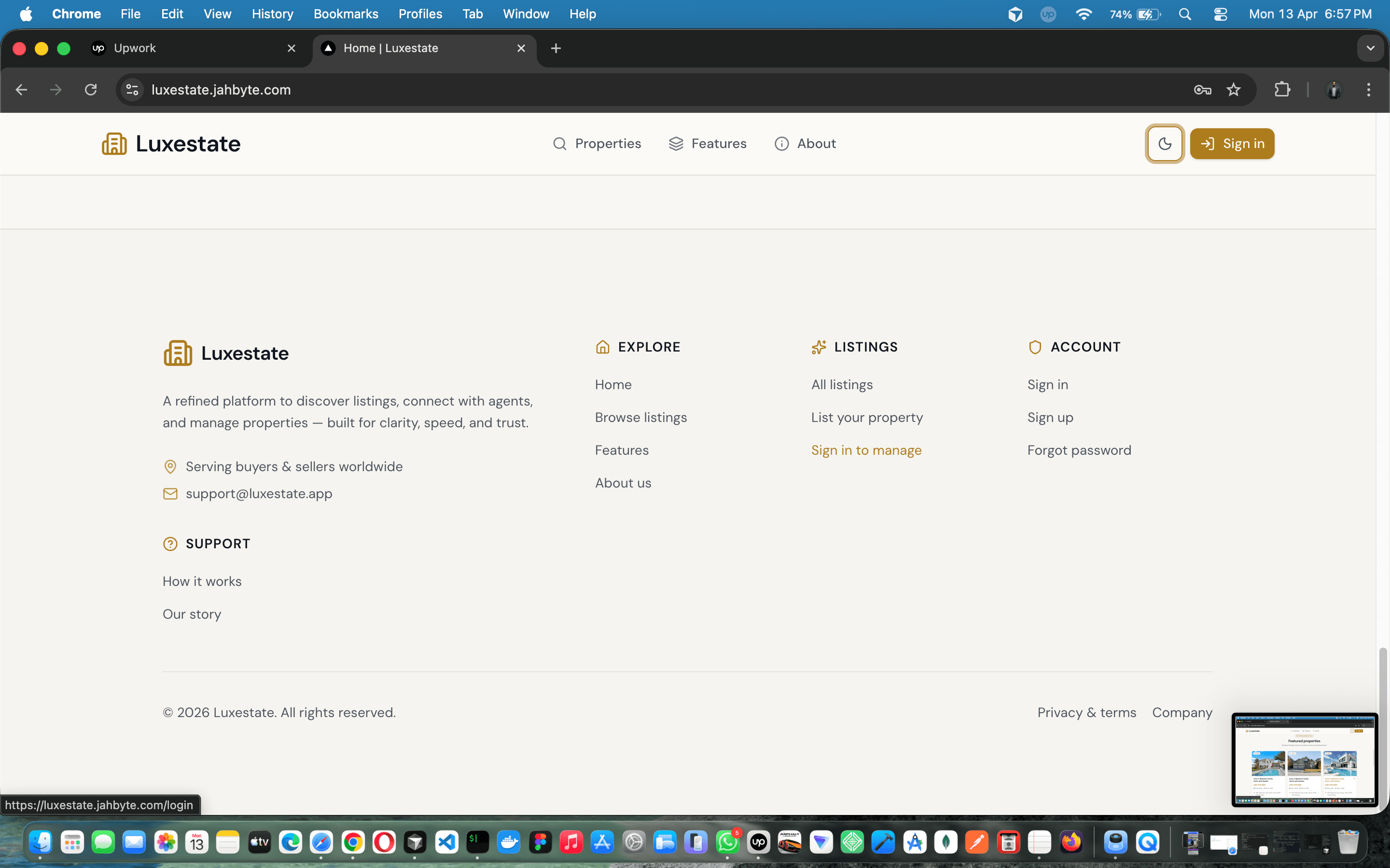 Luxestate — Modern real estate platform for listings, chat, and subscriptions — screenshot 4 of 18