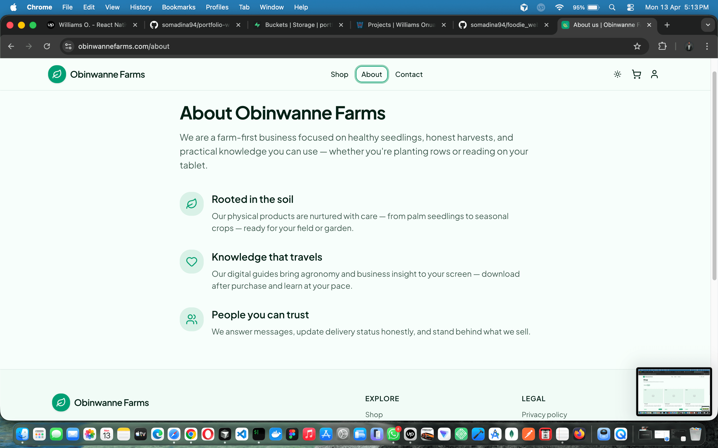 Obinwanne Farms — full-stack farm e-commerce with Paystack, admin ops & branded email — screenshot 17 of 19