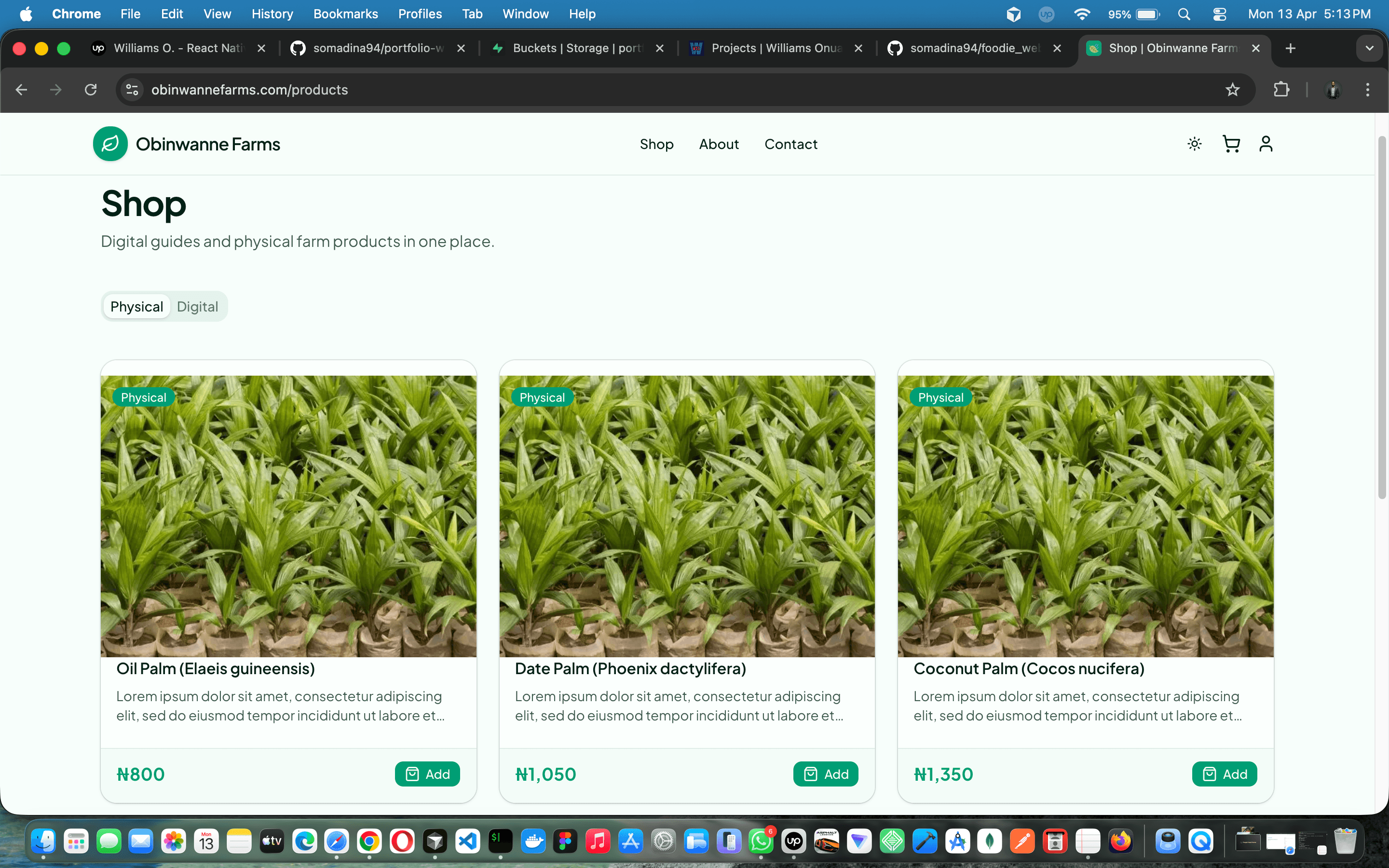 Obinwanne Farms — full-stack farm e-commerce with Paystack, admin ops & branded email — screenshot 15 of 19